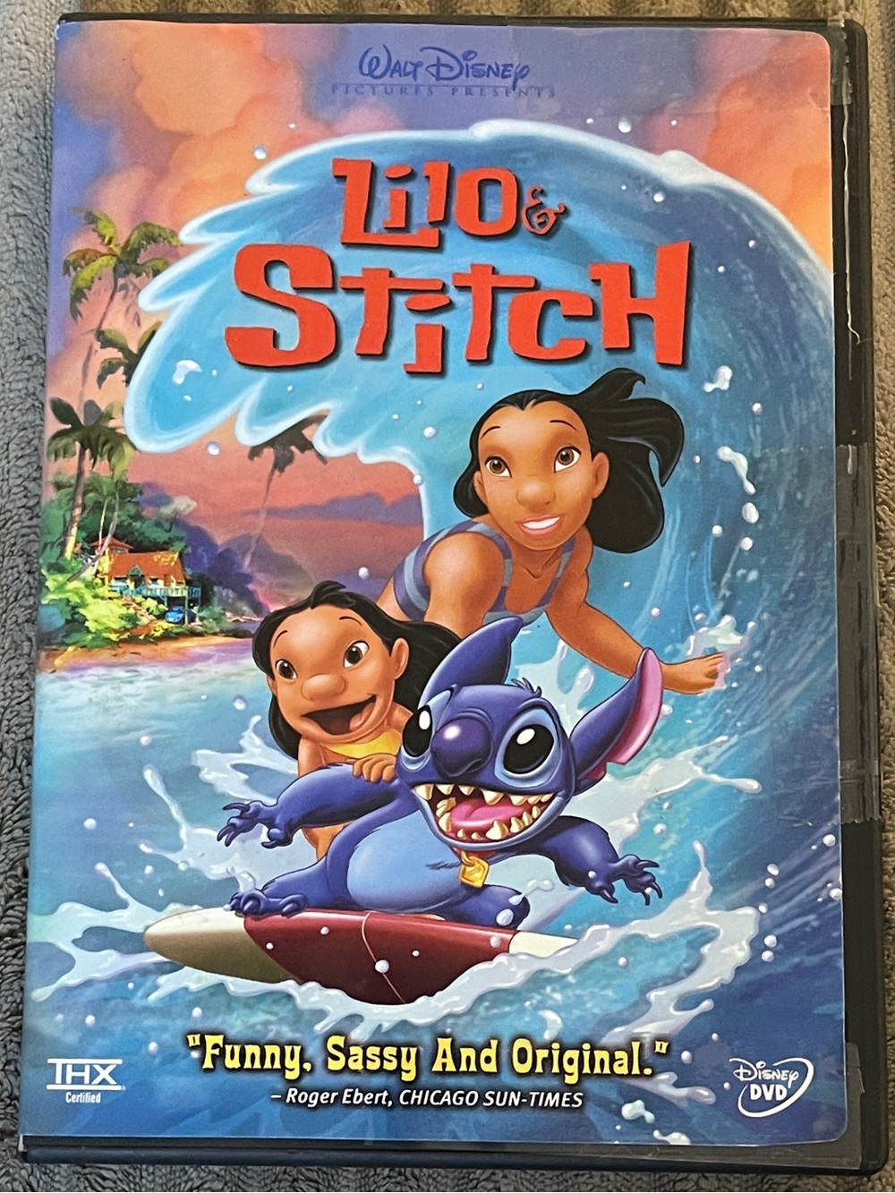 Lilo & Stitch DVD 2002 Original Disney Widescreen THX Certified